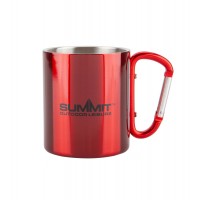 Термокухоль з ручкою-карабіном Summit Carabiner Handled Mug 300 мл Червона