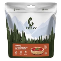 Борщ із яловичиною та квасолею IDLO швидкого приготування (50г)