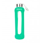 Пляшка для води Summit MyBento Eco Glass Bottle Silicone Cover 500 мл Зелена