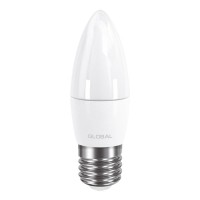 Лампа світлодіодна Global C37 CL-F (5W, 3000K, 220V, E27) AP