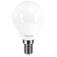 Лампа світлодіодна Maxus G45 F (4W, 3000K, 220V, E14)