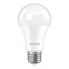 Лампа світлодіодна Maxus A60 (10W, 3000K, 220V, E27)