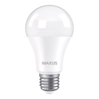 Лампа світлодіодна Maxus A60 (10W, 3000K, 220V, E27)