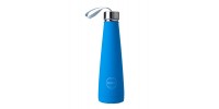 Термопляшка Summit B&Co Conical Bottle Flask Rubberized 450 мл Neon Blue
