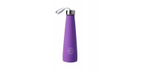 Термопляшка Summit B&Co Conical Bottle Flask Rubberized 450 мл Dark Violet