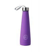 Термопляшка Summit B&Co Conical Bottle Flask Rubberized 450 мл Dark Violet