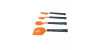 Набір столових приладів з лопаткою Summit 4PC Cutlery&Spatula Set Orange (4 предмети)