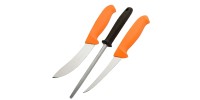 Набір ножів для полювання Mora Hunting Set (2 ножа + точило), помаранчевий