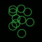 Водонепроникні кільця ущільнювачів для ліхтарів (20 x 1.5mm), зелені світяться в темряві