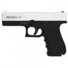 Пістолет сигнальний, стартовий Retay Glock G 17 (9мм, 14 зарядів), хром