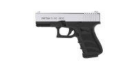 Пістолет сигнальний, стартовий Retay Glock G 19C (9мм, 7 зарядів), нікель