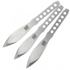 Набір ножів кидальних Skif TK-3A 3 шт. (довжина: 195мм, лезо: 100мм), сріблясті, піхви нейлон