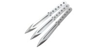 Набір ножів метальних Skif TK-3В 3 шт. (довжина: 195мм, лезо: 100мм), сріблясті, піхви нейлон