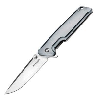 Ніж складаний Boker Magnum Straight Brother Aluminium (довжина: 207мм, лезо: 90мм), сталевий