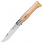 Ніж складаний Opinel №9 Inox (довжина: 205мм, лезо: 90мм), бук