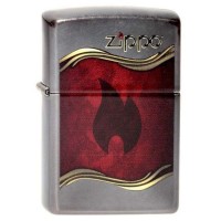 Запальничка Zippo Flame Gray Dusk, 28378.120