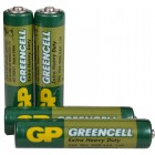 Батарейка сольова AAA Greencell (24G, LR03) GP 1.5V, 4шт. у блістері