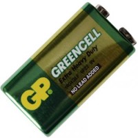 Батарейка сольова КРОНА Greencell (1604GLF, 6F22) GP 9V