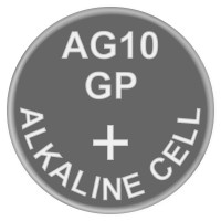 Батарейка лужна, Alkaline G10 (V10GA, D189A, GP189, LR54) GP 1.5V