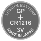 Батарейка дискова літієва CR1216 GP 3V