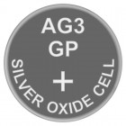 Батарейка годинникова, срібло-цинк, Silver oxide G3 (392, SR41, SR41W) GP 1.55V