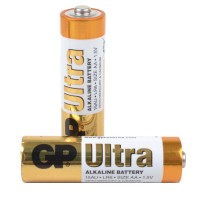 Батарейка лужна Alkaaline AA Ultra (15AUHM-2UE2, LR6) GP 1.5V (2шт, блістер)