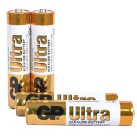 Батарейка лужна Alkaaline AAA Ultra (24AU-U4, LR03, AUP) GP 1.5V (4шт, блістер)