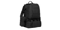Рюкзак тактичний з підсумками (55л), чорний