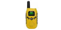 Рація Agent AR-T6 (0.5W, PMR446, 446 MHz, до 4 км, 8 каналів, АКБ), жовта