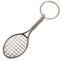 Брелок для ключів Тенісна ракетка, сталевий