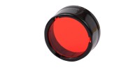 Дифузор фільтр для ліхтарів Nitecore NFR25 (25mm), червоний