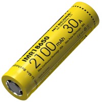 Акумулятор літієвий Li-Ion IMR 18650 Nitecore 3.7V (30A, 2100mAh)