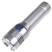 Ліхтар фокусований Small Sun R842 (Cree XM-L T6, 500 люмен, 4 режими, 1х18650, USB), сірий, комплект