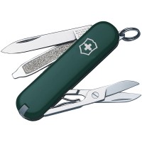 Ніж складаний, мультитул Victorinox Classic SD (58мм, 7 функцій), зелений 0.6223.4