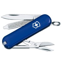 Ніж складаний, мультитул Victorinox Classic SD (58мм, 7 функцій), синій 0.6223.2