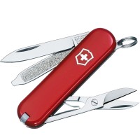 Ніж складаний, мультитул Victorinox Classic SD (58мм, 7 функцій), червоний 0.6223