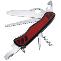 Ніж складаний, мультитул Victorinox Forester (111мм, 10 функцій), червоний 0.8361.MC