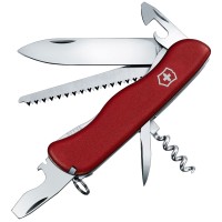 Ніж складаний, мультитул Victorinox Forester (111мм, 12 функцій), червоний 0.8363