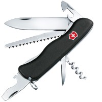 Ніж складаний, мультитул Victorinox Forester (111мм, 12 функцій), чорний 0.8363.3