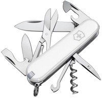 Ніж складаний, мультитул Victorinox Climber (91мм, 14 функцій), білий 1.3703.7