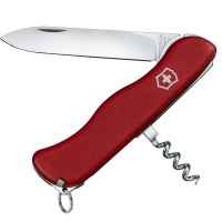 Ніж складаний, мультитул Victorinox Alpineer (111мм, 5 функцій), червоний 0.8323