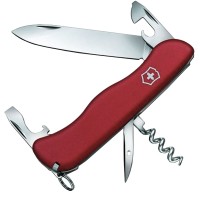 Ніж складаний, мультитул Victorinox Picknicker (111мм, 11 функцій), червоний, блістер 0.8353.B1