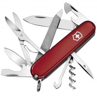 Ніж складаний, мультитул Victorinox Mountaineer (91мм, 18 функцій), червоний 1.3743