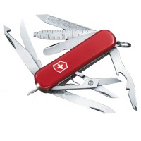 Ніж складаний, мультитул Victorinox Midnite Minichamp (58мм, 16 функцій), червоний 0.6386