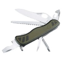 Ніж складаний, мультитул Victorinox Soldier's Knife One Hand (111мм, 10 функцій) 0.8461.MWCH