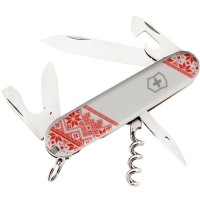 Ніж складаний, мультитул Victorinox Spartan (91мм, 12 функцій), вишиванка 1.3603.7R5