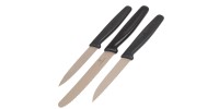 Набір кухонних ножів Victorinox (3 предмети), чорний 5.1113.3