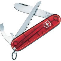 Ніж складаний, мультитул дитячий Victorinox My First (84мм, 9 функцій), червоний 0.2373.Т