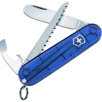 Ніж складаний, мультитул дитячий Victorinox My First (84мм, 9 функцій), синій 0.2373.Т2