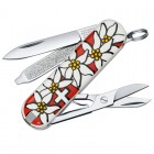 Ніж складаний, мультитул Victorinox Classic Edelweiss (58мм, 7 функцій), білий 0.6203.840